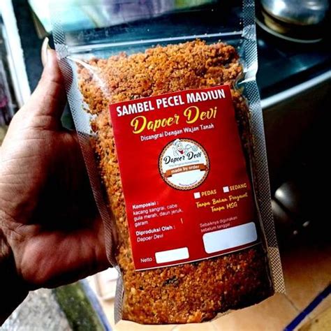 Sambel Pecel Madiun Dapoer Devi 750 gram / Sambal Kacang / Sambal Pecel ... - balustradellc