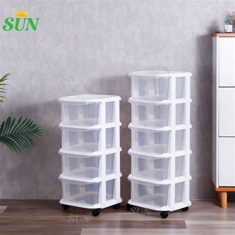 SamDream Plastic Storage Cabinet / Container Box / Lemari Plastik ... - raincitystudios.com