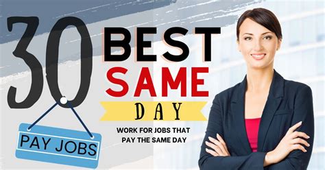 Same Day Pay Jobs: The 10 Best Options - The Ways … - balustradellc