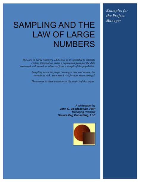 Sampling and Confidence: Law of Large Numbers - wintechmobiles.com