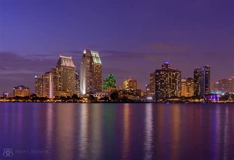 San Diego Blue Hour Cityscape - Brent Bremer … - balustradellc