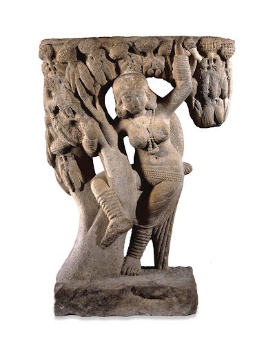 Sanchi Yakshi Figure - balustradellc