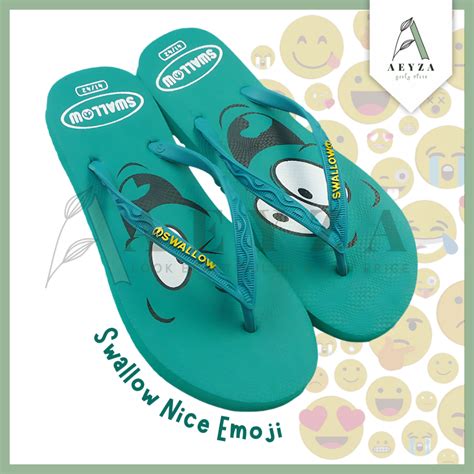 Sandal Swallow EMOJI original / sandal jepit / sandal murah / sandal ... - balustradellc