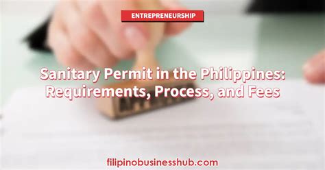 Sanitary Permit in the Philippines: Requirements, … - balustradellc