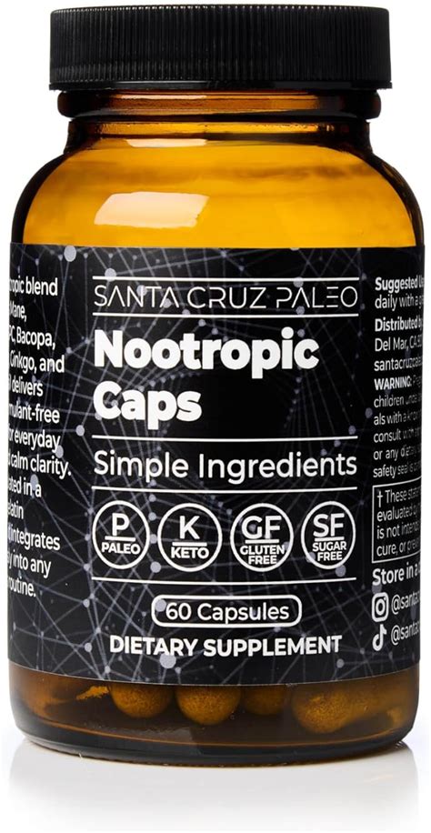 Santa Cruz Paleo Nootropic Caps - balustradellc