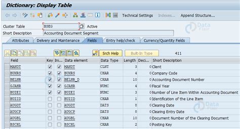 SAP ABAP - Tables