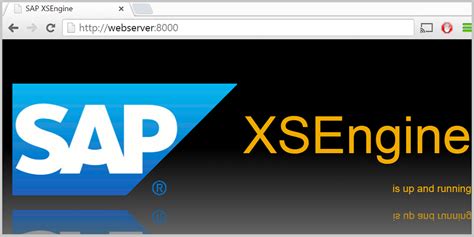 SAP XSEngine