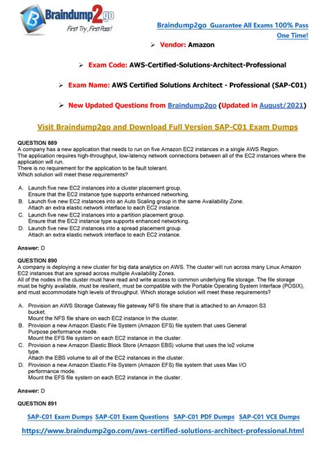 SAP-C01 PDF Demo