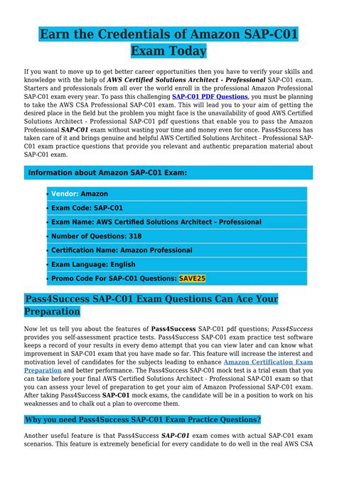 SAP-C01 PDF