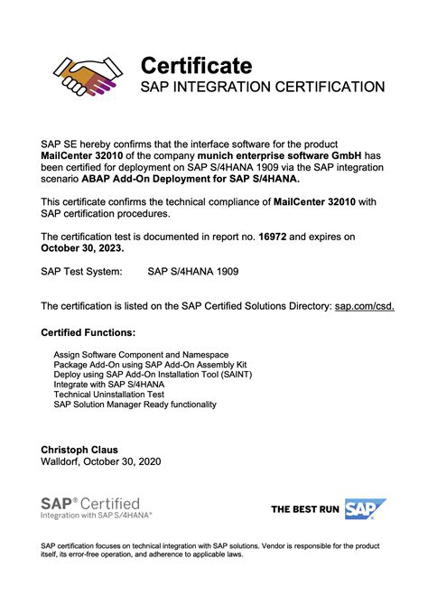 SAP-C01 Zertifizierung