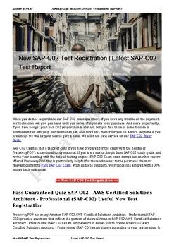 SAP-C02 Tests