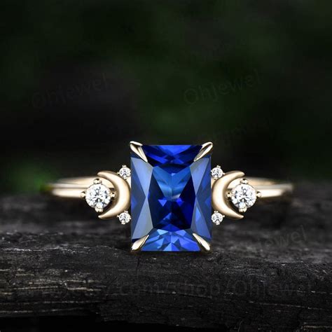 Sapphire Rings | Handmade with Lab Grown Sapphire - balustradellc