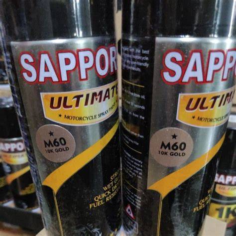 Sapporo Ultimate M60 10k Gold / Sapporo Ultimate / Cat Semprot / Cat ... - raincitystudios.com