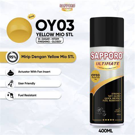 Sapporo Ultimate OY03 Yellow Mio 5TL / Original Series 2 IN 1 / Cat ... - raincitystudios.com