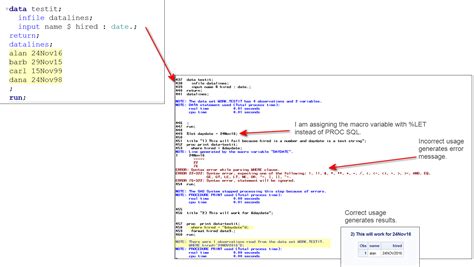 SAS Date and Macro variable SAS Support Communities