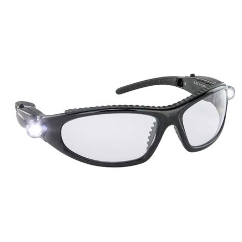 SAS Safety Plastic Anti-Fog Safety Glasses Flashlight Included - balustradellc