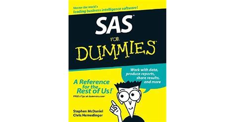 Read Sas For Dummies By Stephen Mcdaniel
