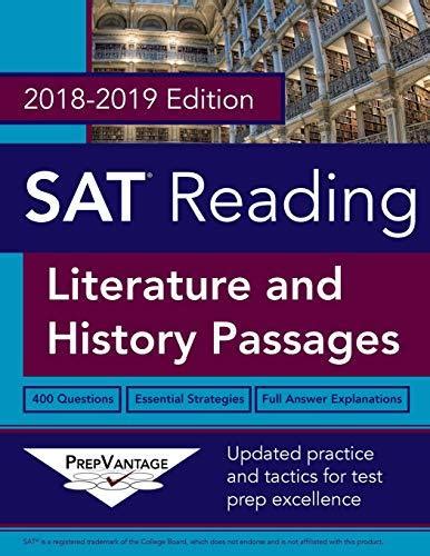 Read Sat Reading Literature And History 20182019 Edition By Prepvantage