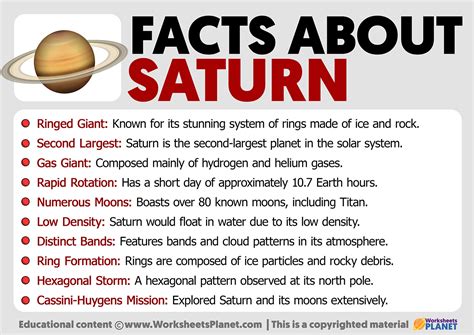 Saturn Facts - NASA Science - muktibox.com