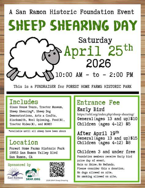 Save the date! Sheep Shearing Day... - Lander Senior Center - raincitystudios.com