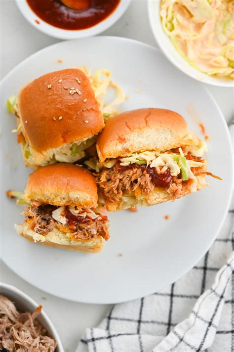 Savory BBQ Pulled Pork Sliders with Creamy Coleslaw Easy Recipe - balustradellc