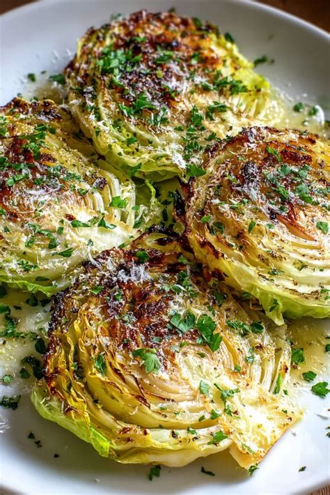 Savory Garlic Butter Roasted Cabbage Steaks ... - balustradellc