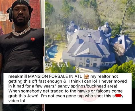 SAY CHEESE! 👄🧀 on Twitter: "Meek Mill attempts to sell his Atlanta ...