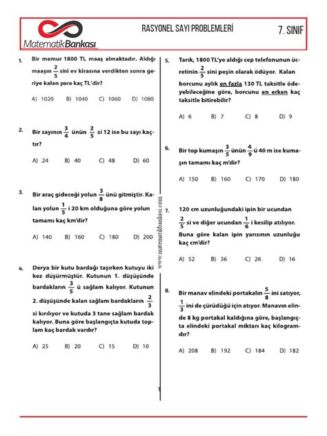 SAYI PROBLEMLERİ ÖRNEK.
