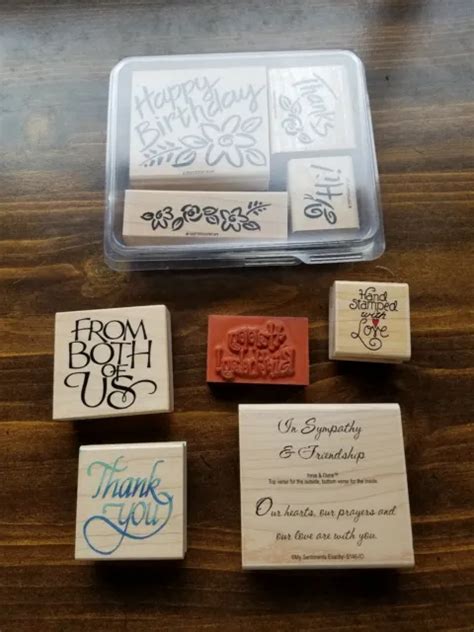 SAYINGS Foam Mounted Rubber Stamps Happy Birthday With Sympathy Happy ...