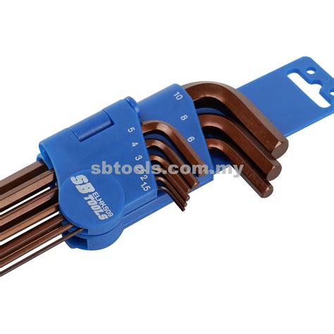 SB TOOLS 9Pcs Extra Long Hex Key Set (MM Size) - balustradellc