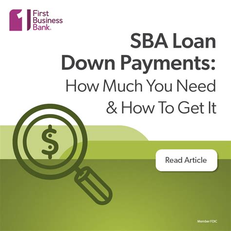 SBA Loan Down Payment: Everything You Need to Know