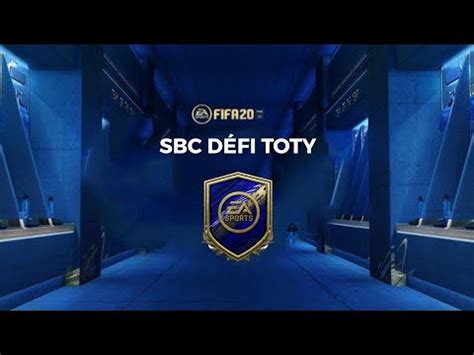 SBC DÉFI TOTY N°5 LE MOINS CHÈRE POSSIBLE FUT 20