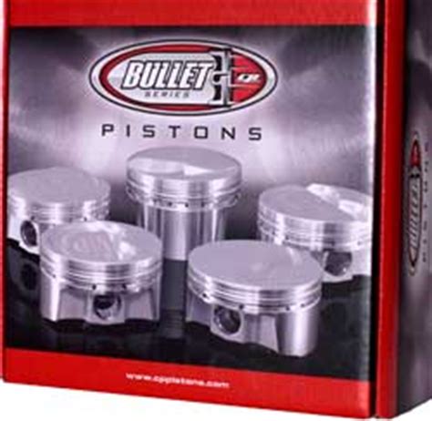 SBC Pistons CP Bullet SBC Forged Pistons Flat Top Small Block Chevy …