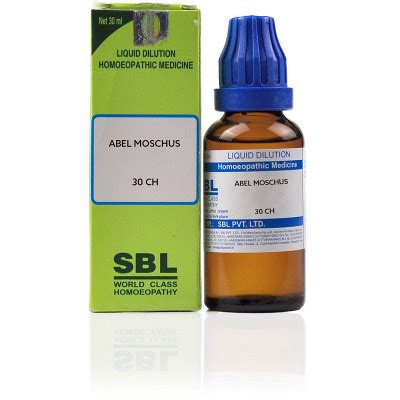 SBL Abel Moschus 30 CH (30ml) Homeoved