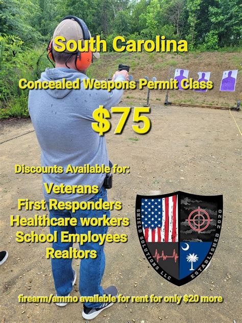 SC Concealed Weapons Permit Classes