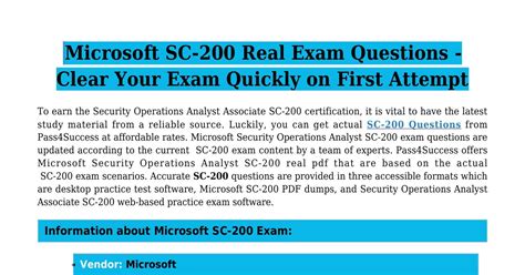 SC-200 Examsfragen