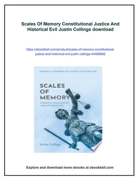 Scales of Memory: Constitutional Justice and Historical ... - wintechmobiles.com