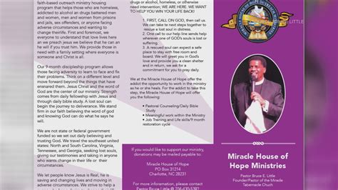 SCAM ALERT: Miracle House of Hope Ministries Illegally Soliciting …