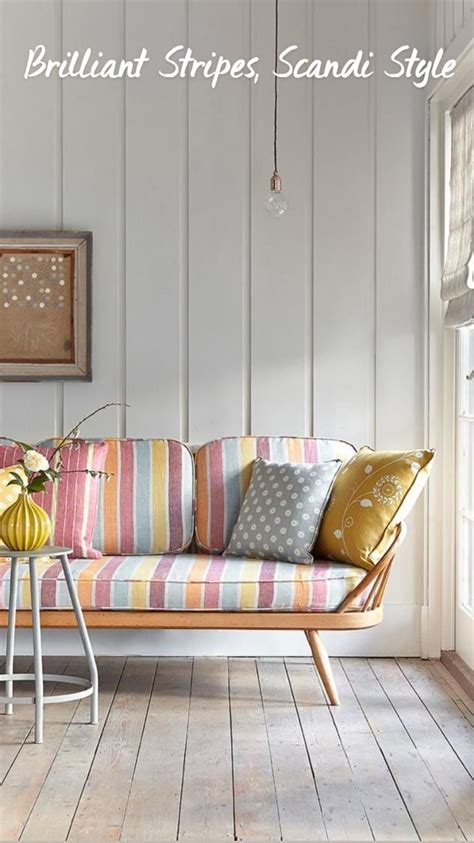 Scandi Stripe - Cool | Vanessa Arbuthnott | Disegni della tenda, Tende ... - balustradellc