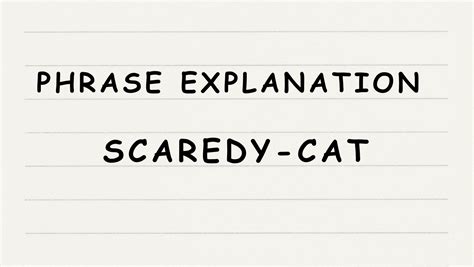 SCAREDY-CAT Pronunciation in English - Cambridge …