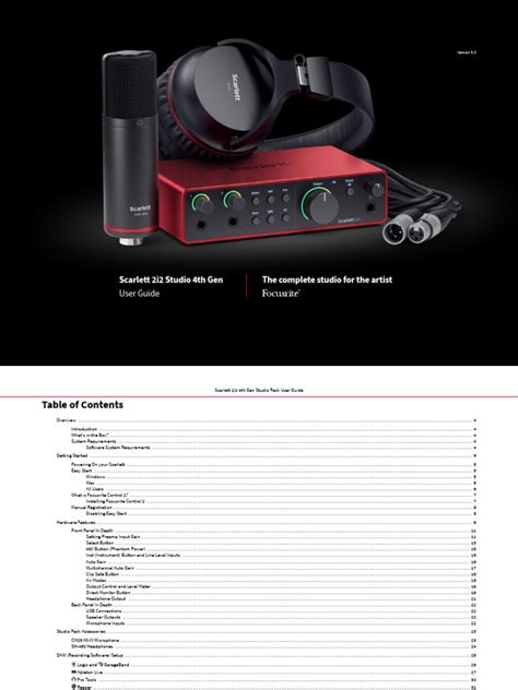 Scarlett Solo 4th Gen User Guide V3-Pdf-En - Scribd - balustradellc