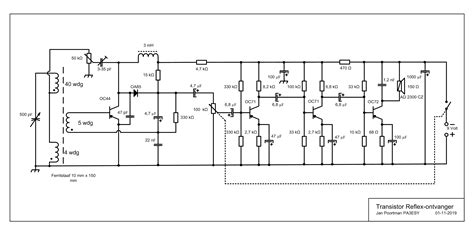 Schema zelfbouw transistor radio - Nederlands Transistorforum - balustradellc
