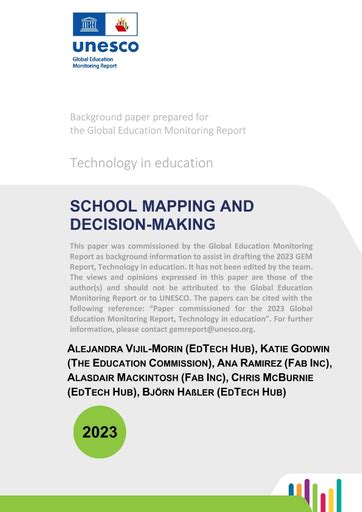School mapping and decision-making - UNESCO - wintechmobiles.com