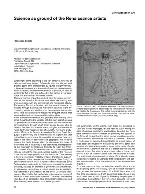 Science as ground of the Renaissance artists - PMC - wintechmobiles.com