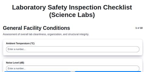 Science Lab Safety: Your Inspection Checklist Template - wintechmobiles.com