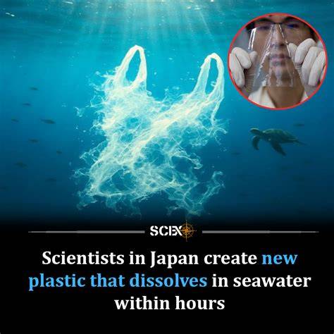 Scientists in Japan develop plastic that dissolves in seawater within ... - raincitystudios.com