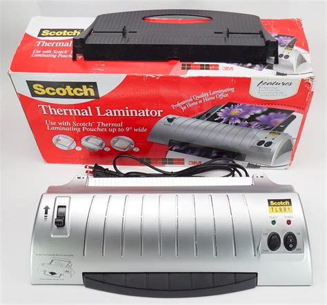 SCOTCH TL901 LAMINATING MACHINE WITH 5 X 20 PACKS OF …