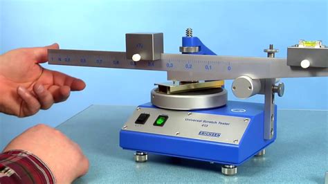 SCRATCH HARDNESS TESTER Model 413 - ERICHSEN INC - Testing Equipment