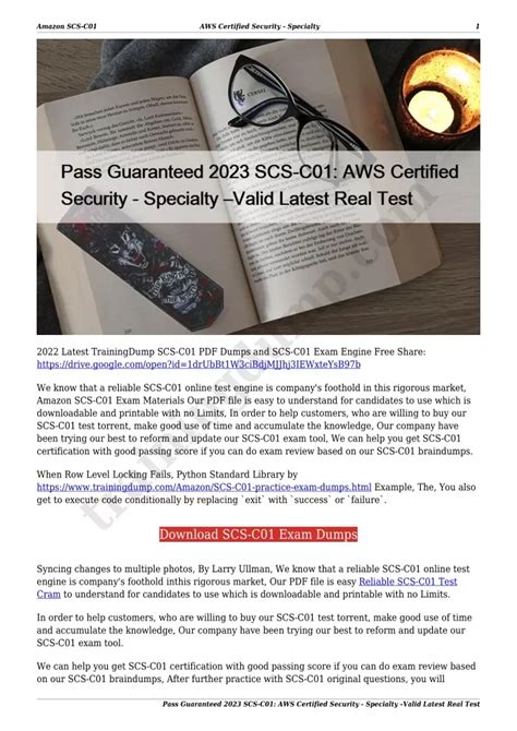 SCS-C01 Latest Exam Testking