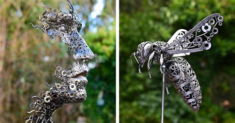 Sculptures Made Only of Scrap Metal Embody … - raincitystudios.com
